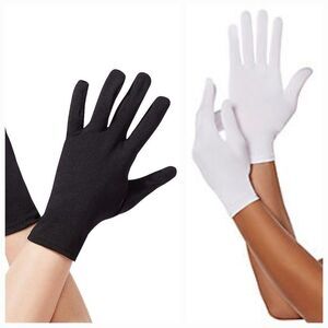 🔹️NWT White or Black Unisex Short Gloves Adult One Size